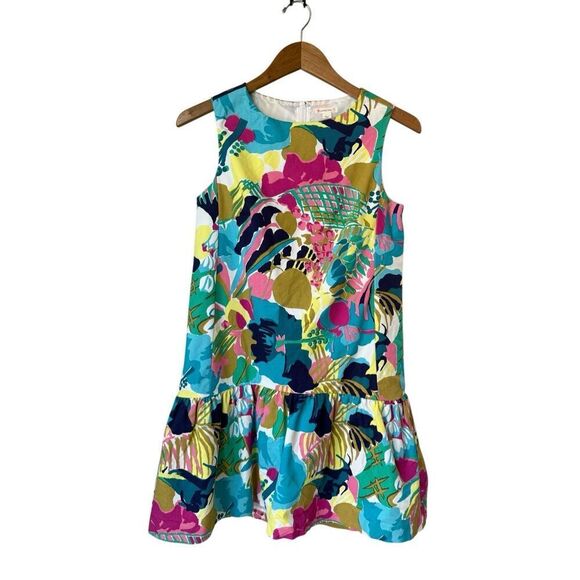 Crewcuts Multicolored Drop Waist Dress Size 14 Girls - Picture 4 of 12